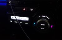 ダイハツ　ムーヴコンテの室内パネルLED打ち替えと間接照明打ち替え