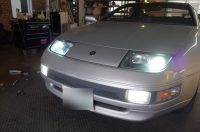 Z32のヘッドライトHID化＆フォグ、スモールLED化