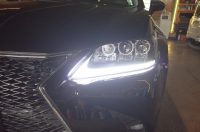 レクサスGSのヘッドライト加工