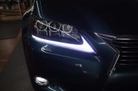 10系レクサスGSのヘッドライト加工（デイライト＆ウィンカー）