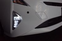 50系プリウスのフォグランプ追加と内装パネルのLED打ち替え