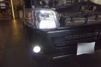 ハイエースHIDヘッドライトの爆光LED化