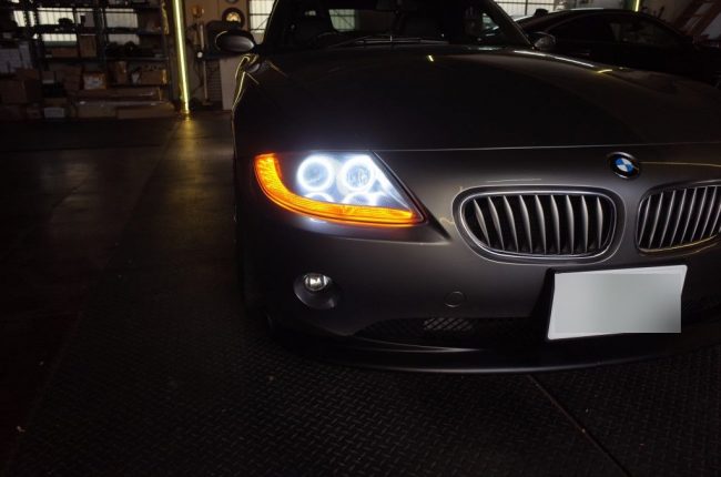 E85 BMW Z4 のヘッドライト加工 | トレードゲート E85 BMW Z4 のヘッドライト加工 | トレードゲート
