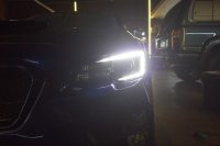 レヴォーグのD型ヘッドライトインストール