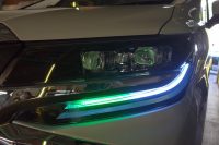 ３０後期アルファードのヘッドライト加工（NeoPixel）