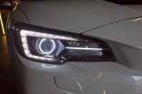 レヴォーグの後期型加工ヘッドライト取り付け