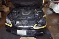 W221後期仕様のヘッドライト水漏れ修理