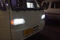 アクティトラックのヘッドライトLEDインストール