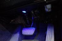 レクサスのアンビエントライト＆フットライト色替え