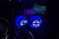 MINIのドリンクホルダーイルミネーション制作・取り付け