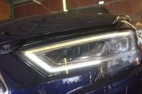 AUDI S3のヘッドライトデイライト黄ばみ修理