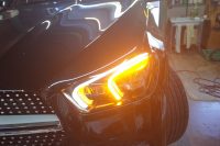 Mercedes GLE　のヘッドライトウィンカー修理
