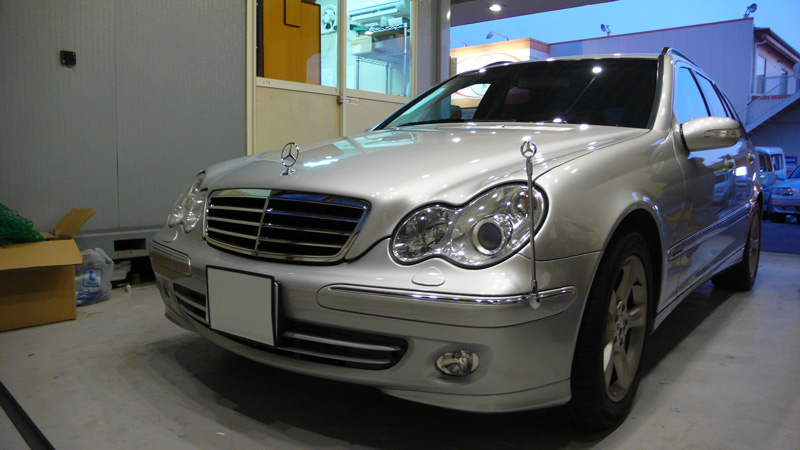 Mercedes W203 ポジションLED