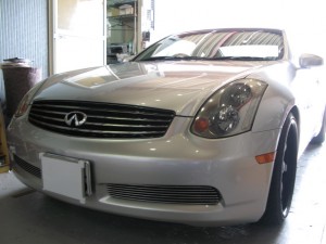 スカイライン V35 ヘッドユニット交換（CrystalEYE製）