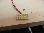 ランドクルーザー プラドのLED打ち替え(スイッチ周り) 今回使ったチップです。当社の商品のパネルタイプLEDを利用すれば極安の予算で打ち替えすることが出来ます。