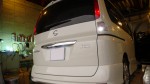 C26セレナのHIDフォグと全LED交換 バック球は照射能力を優先してプロジェクタータイプの5W級を選択しました。CREE(アメリカ製)チップを使っているので安定性は抜群です。