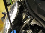 フィットハイブリッドのHIDヘッドライト施工 今回はリレーレスキットを使いました。