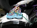 バモスのプッシュスタート取付 L端子はメータパネルから分岐させます。ついでにパーキングポジションも分岐させます。