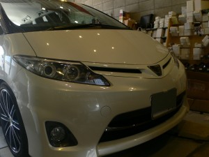 エスティマのデュアルカラーウィンカー施工
