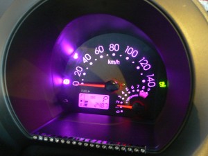 ハイゼットカーゴのエアコンパネルとメータパネルＬＥＤ打ち替え