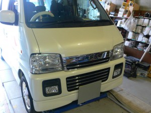 エブリィワゴンの電気系フルチューンとホーン交換