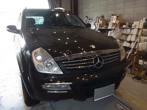 平行輸入のMercedesVenz（GL?)のフルLEDとフォグHID