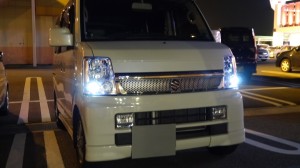 エブリィのメータパネル周りLED打ち換え