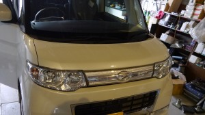 タントカスタムの走行中ナビ・TV改造とETC取付
