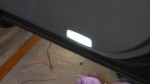 プリウスアルファーのHIDフォグとオールLED交換 カーテシーは板状のLEDがすっぽりはまります。36LEDでとてつもない明るさになりますので、暗い夜に非常に安心です。