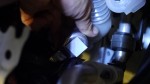アルファード20系のヘッドライト55W化とエンブレムLED 使わない元々の高圧コネクターはユニット内に戻しますが、そのままだとカタカタ音が出るので両面テープで底面に貼り付けておきます。