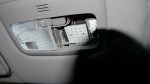 WISH後期型のヘッドライトHID施工とポジ・ナン・ルームLED フロント球です。背面がフラットではないためスペーサーを使って、貼り付け面をなるべく平面に近づけます。