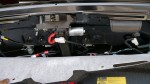 クラウンアスリートのHIDフォグとルーム球LED交換 ライセンスは内張りを剥がして交換します。ついでにバック球も交換します。