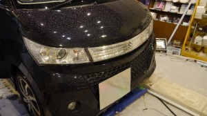パレットのエアコンパネル液晶反転作業