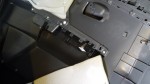 ワゴンRのエアコンパネル打ち替え PWスイッチは内張りを外す必要があります。