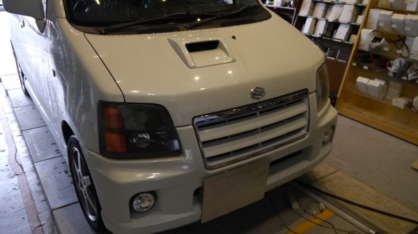 ワゴンR MC21 RRのHIDフォグ施工 ワゴンR MC21 RRのHIDフォグ施工