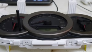 ヴァンガードのスピードメータLED打ち替えと液晶反転（郵送）
