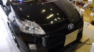 プリウスのエアコンパネルLED打ち替え