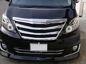 アルファードの3連イカリング施工