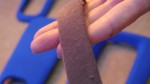 こちらがお客様の作品です。色は濃いグレーで純正内張りに近い色で、いい感じに仕上がっていました。 