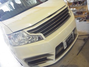 RKステップワゴンの持ち込み作業