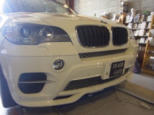 BMW X5 のフォグHID交換とウィンカーLEDと室内灯LED交換