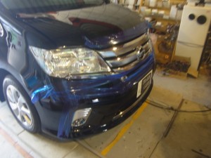 C26後期型セレナのパネル周り打ち替えと各LED交換
