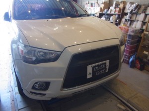RVRのデイライト交換と車検対応でフォグリング取り外し