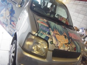 ワゴンRのアンダーイルミ施工（イタ車参上～）
