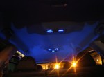  オデッセイは天井に吹き出し口があるので、吹き出し口内イルミはかなり綺麗ですね。電源もエアコンパネルのACCから取れます。 