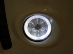 スペーシアカスタムのフォグユニット交換とバック球LED化 リング付きのLEDフォグ(バルカン)に交換しました。バンパーを外すことなくカバーを外して施工できました。