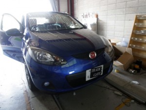デミオの車速ロック（CEP製）取付