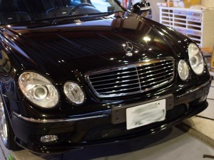 MercedesベンツAMGのウィンカーLED化とフォグランプHIDとヘッドライトバルブ交換