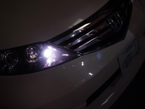 エリシオンの室内灯全LED化とフットランプイルミ施工
