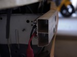  バラストがフレームに直接固定されていました。事故の衝撃がモロに加わったと思われます。 